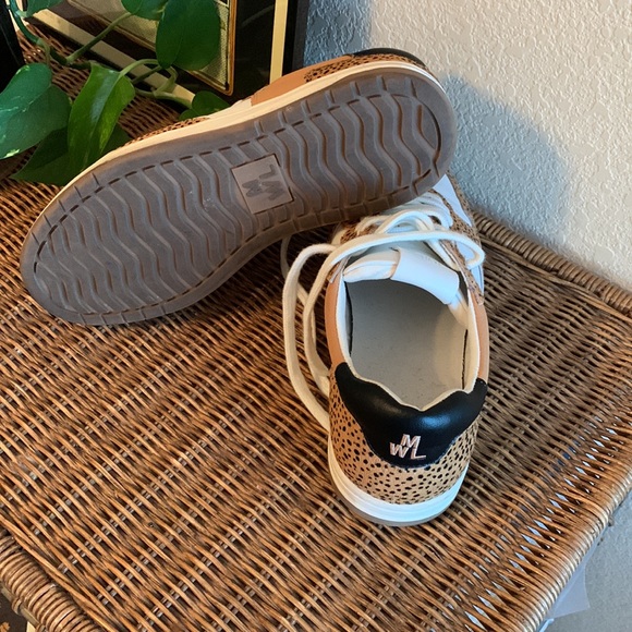 Madewell leather/animal print sneakers (unisex) - Picture 2 of 2